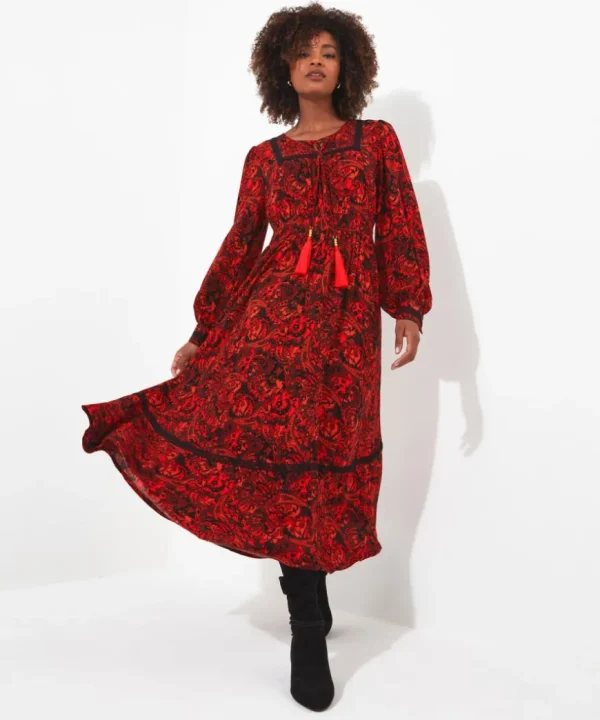 Dresses<Joe Browns Autumn Vibes Paisley Dress