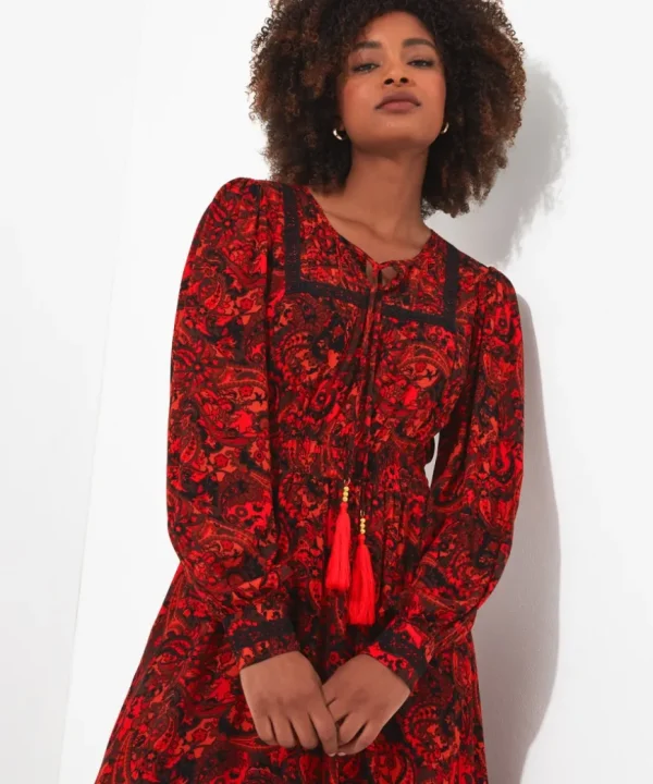 Dresses<Joe Browns Autumn Vibes Paisley Dress