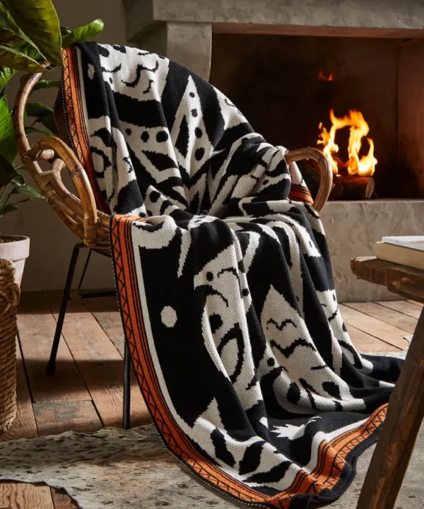 Gifts<Joe Browns Beautifully Geo Reversible Knitted Throw
