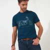 T-Shirts & Tops<Joe Browns Blue Print Of The Road Tee