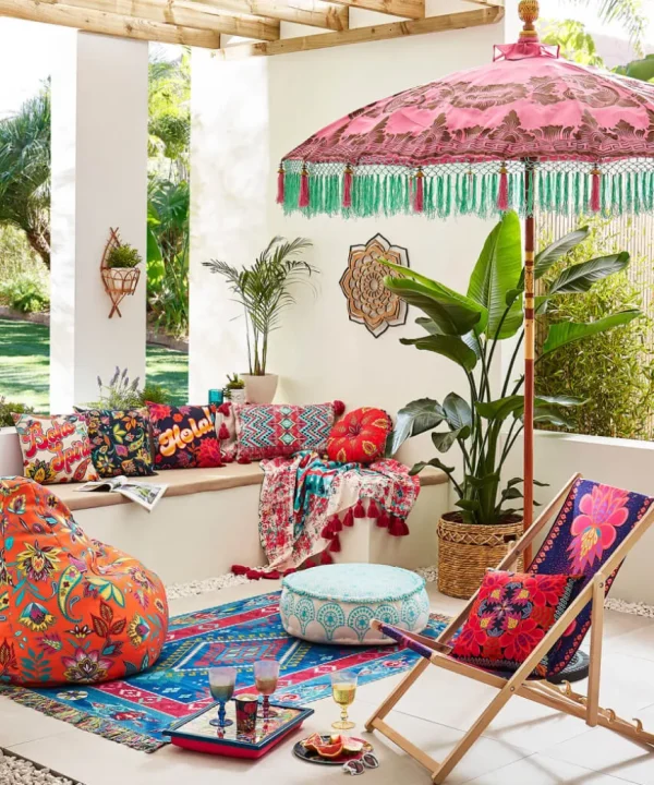 Nature Decor<Joe Browns Boho Spirit Reversible Outdoor Cushion