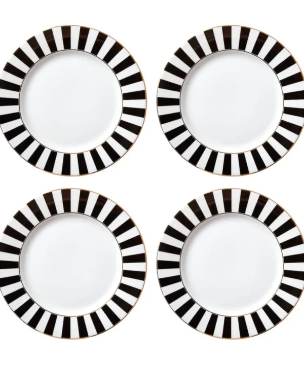 Tableware & Dining<Joe Browns Bombay Duck Sophisticated Stripe Tea Plates