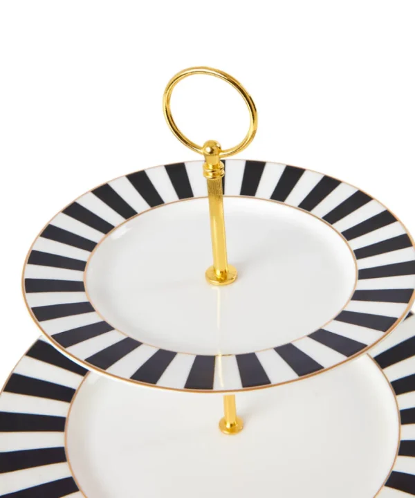 Tableware & Dining<Joe Browns Bombay Duck Sophisticated Stripe Cake Stand