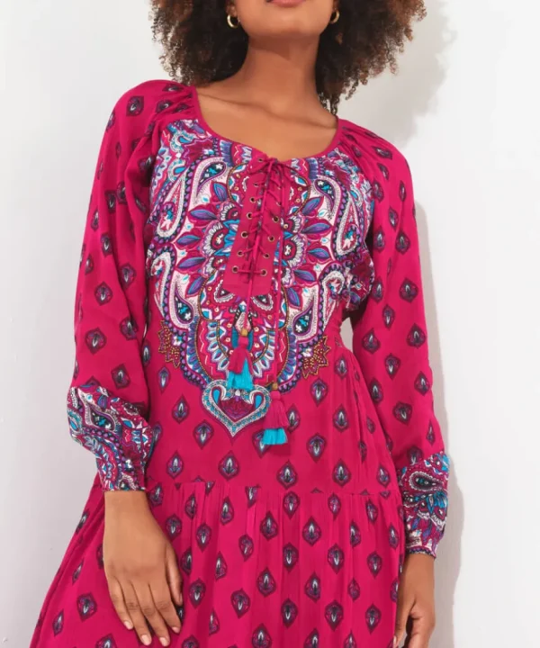 Dresses<Joe Browns Brilliantly Boho Beaded Dress
