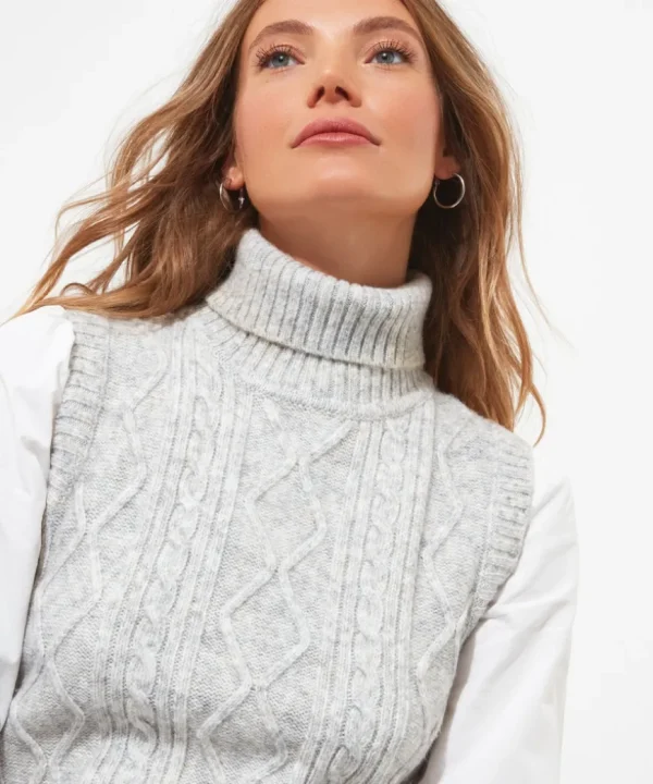 Knitwear & Cardigans<Joe Browns Charming Cable Knit Vest