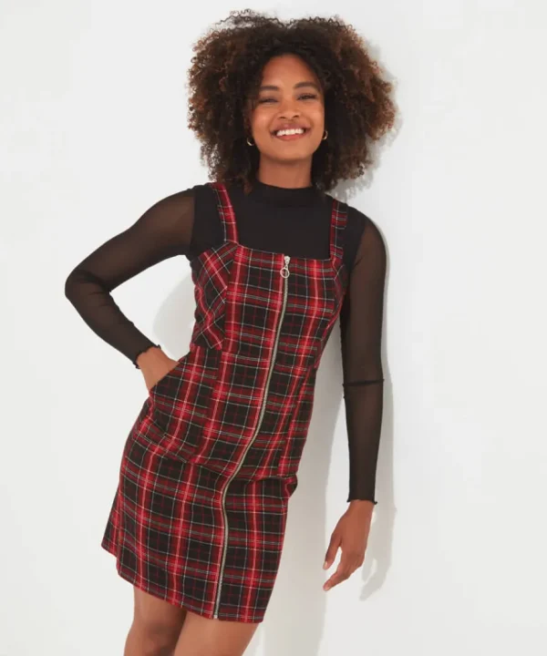 Dresses<Joe Browns Check It Out Zip Up Dress