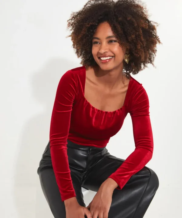 Tops& Tunics & Shirts<Joe Browns Christa Velour Top