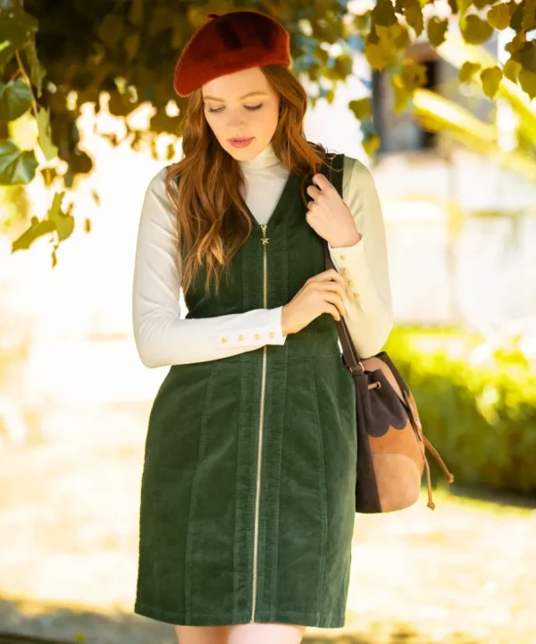 Dresses<Joe Browns Confident Cord Pinafore Dress