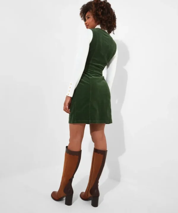 Dresses<Joe Browns Confident Cord Pinafore Dress