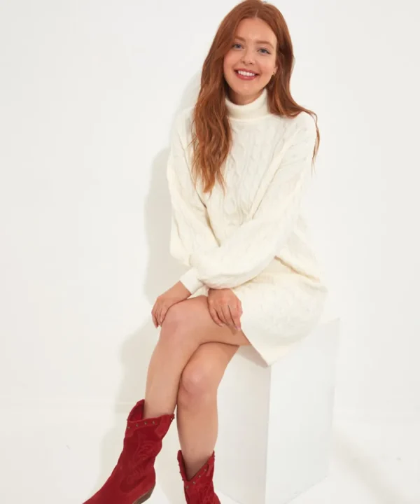 Knitwear & Cardigans<Joe Browns Cosy And Cable Jumper Dress