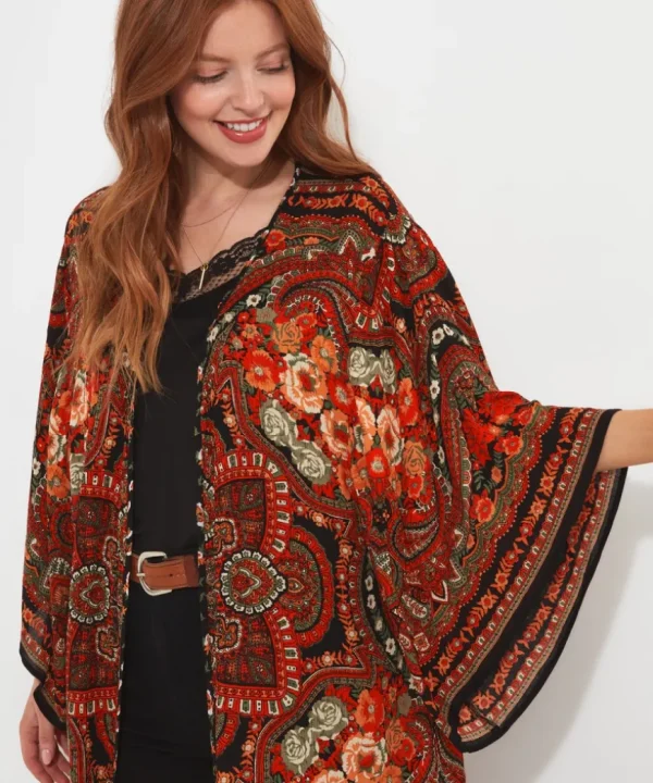 Tops& Tunics & Shirts<Joe Browns Curious Carnival Kimono