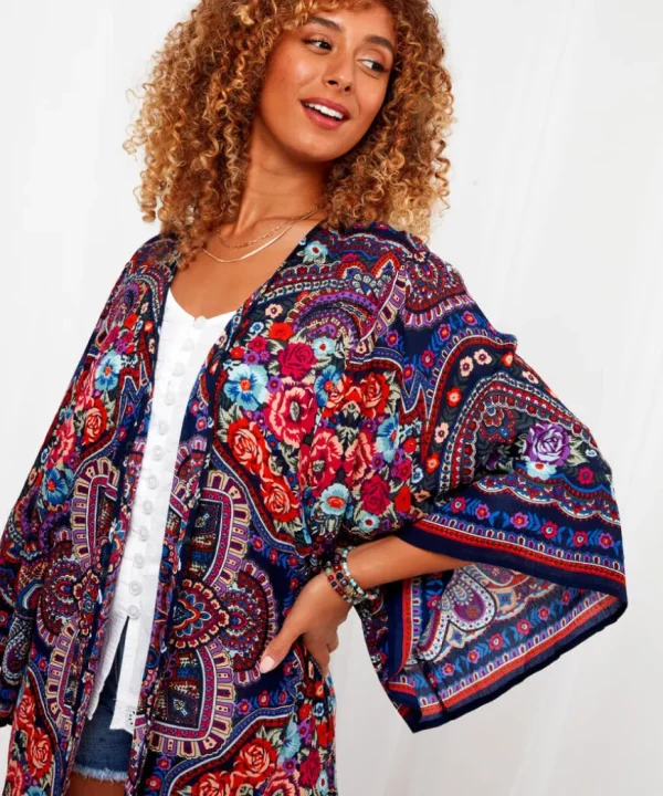 Tops& Tunics & Shirts<Joe Browns Curious Carnival Kimono