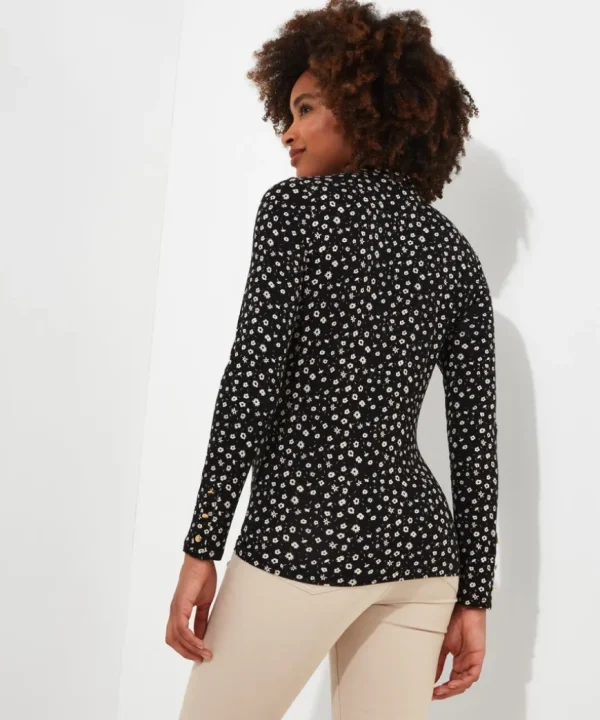 Tops& Tunics & Shirts<Joe Browns Ditsy Floral Roll Neck
