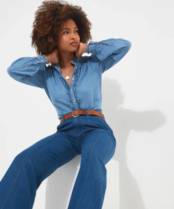 Tops& Tunics & Shirts<Joe Browns Dixie Denim Blouse