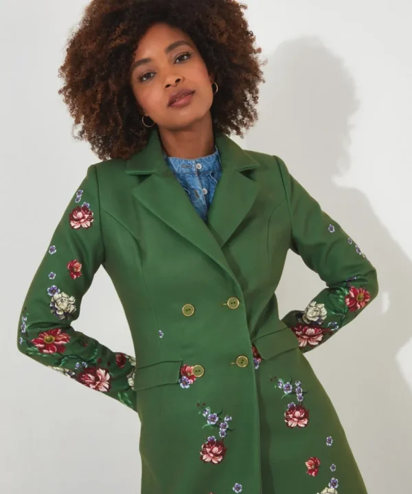 Coats & Jackets<Joe Browns Elegantly Floral Coat