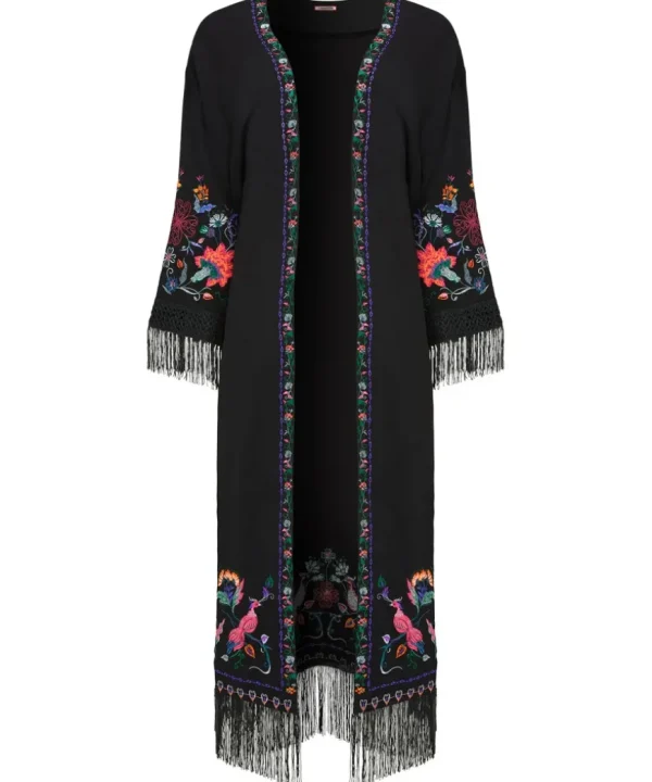 Tops& Tunics & Shirts<Joe Browns Exquisite Embroidered Kimono