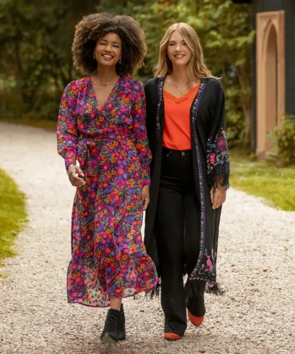 Tops& Tunics & Shirts<Joe Browns Exquisite Embroidered Kimono