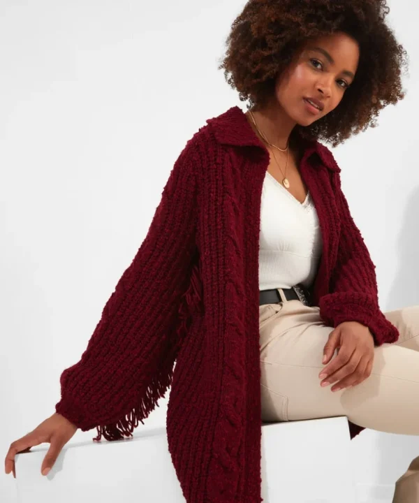 Knitwear & Cardigans<Joe Browns Fabulously Fringed Cardigan