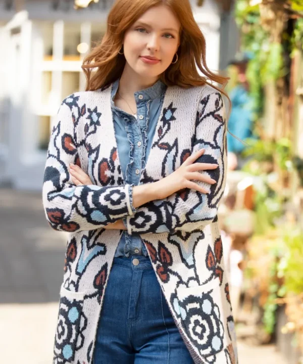 Knitwear & Cardigans<Joe Browns Fancy Floral Cardigan