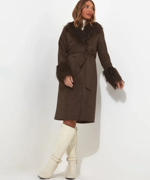 Coats & Jackets<Joe Browns Fantastic Fur Trim Coat