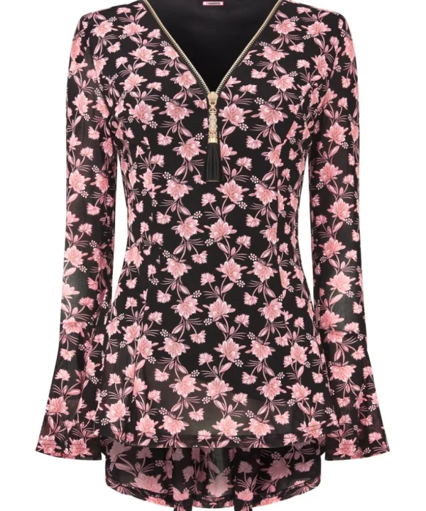 Tops& Tunics & Shirts<Joe Browns Floral Zip Top