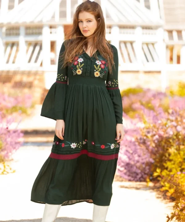 Dresses<Joe Browns Folky Floral Embroidered Dress