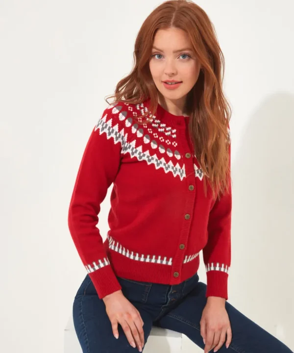 Knitwear & Cardigans<Joe Browns Fun And Fairisle Cardigan