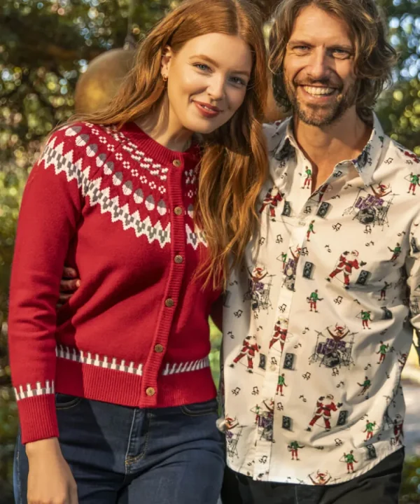 Knitwear & Cardigans<Joe Browns Fun And Fairisle Cardigan