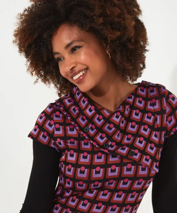 Tops& Tunics & Shirts<Joe Browns Funky Jacquard Layered Top