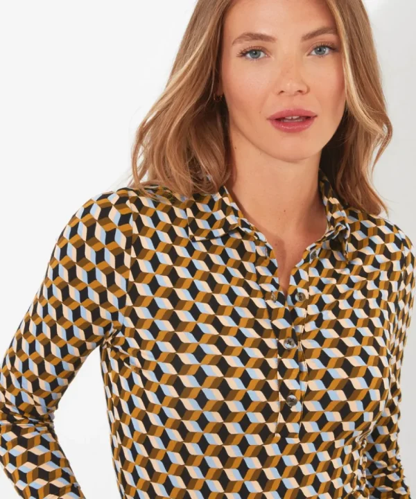 Tops& Tunics & Shirts<Joe Browns Geo Print Top