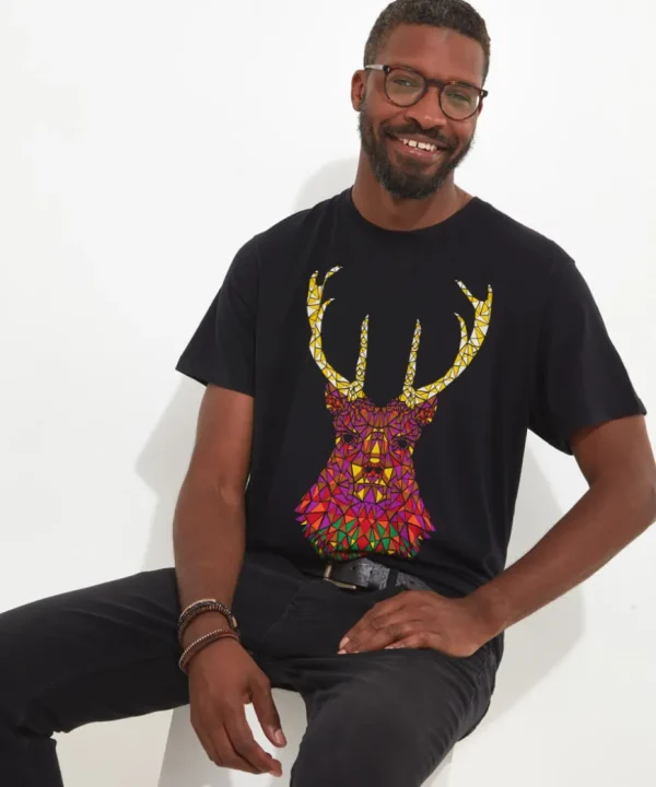 T-Shirts & Tops<Joe Browns Geo Stag Tee