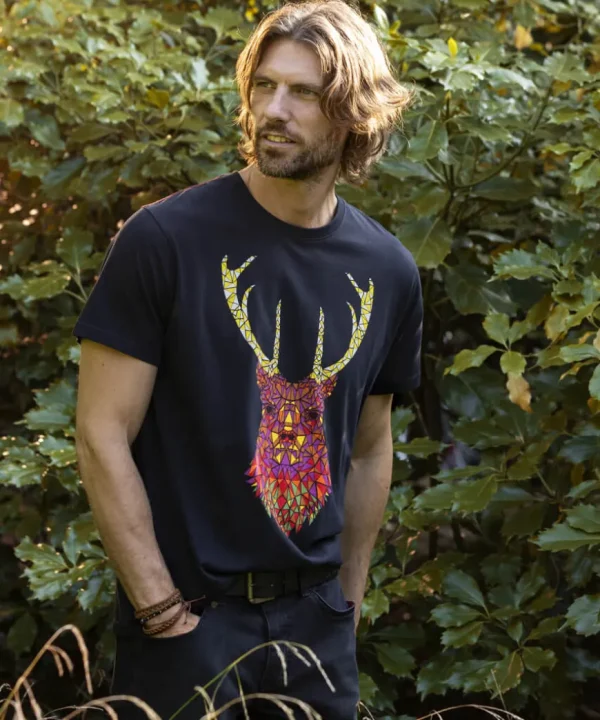 T-Shirts & Tops<Joe Browns Geo Stag Tee