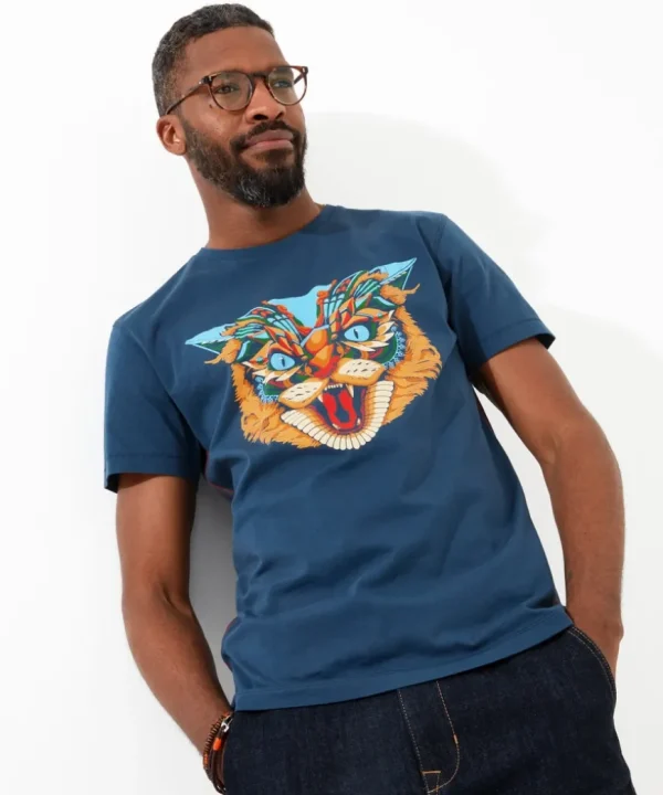T-Shirts & Tops<Joe Browns Geo Wildcat Tee