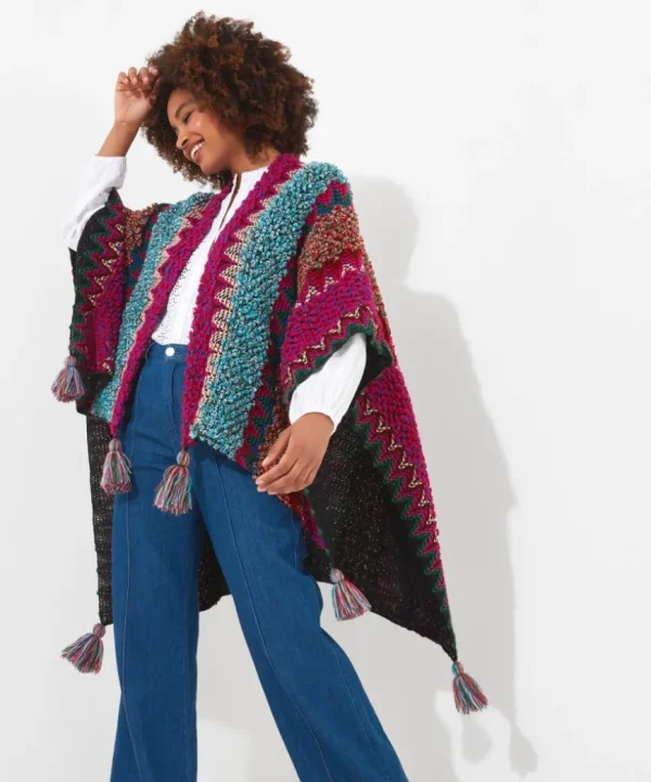 Knitwear & Cardigans<Joe Browns Get Close Tassel Wrap