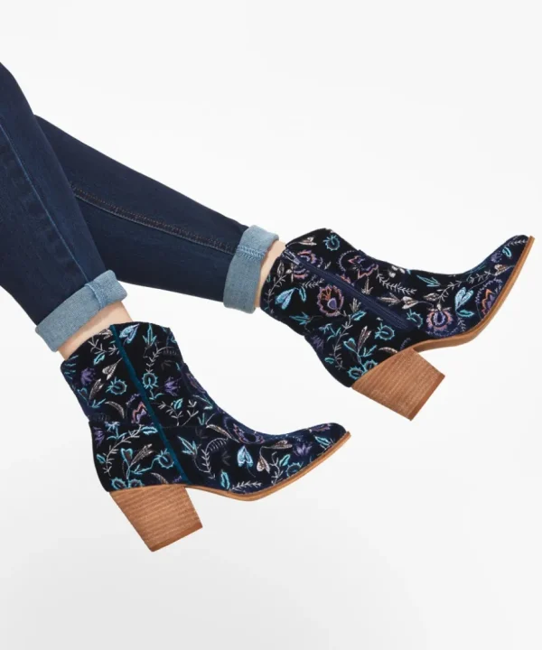 Boots & Shoes<Joe Browns Gigi Embroidered Velvet Boots