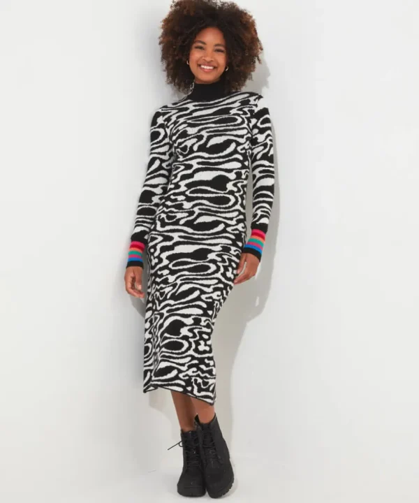 Knitwear & Cardigans<Joe Browns In A Swirl Jumper Dress