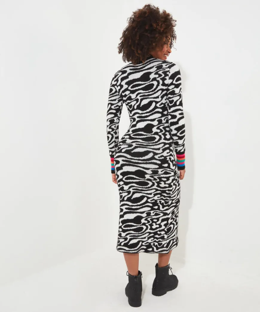 in_a_swirl_jumper_dress_5.webp Knitwear & Cardigans<Joe Browns In A Swirl Jumper Dress