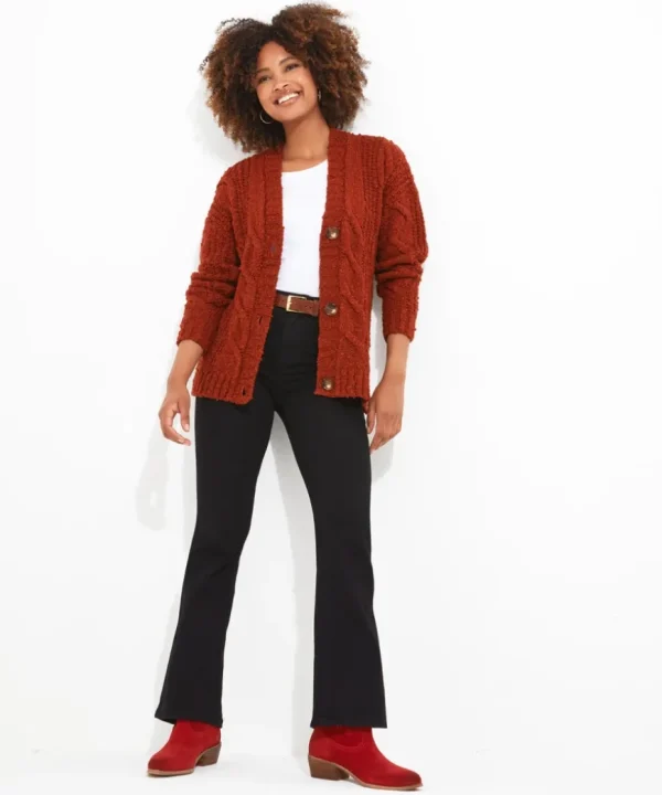 Knitwear & Cardigans<Joe Browns Joe'S Cosy Cable Cardigan