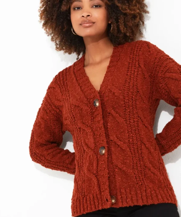 Knitwear & Cardigans<Joe Browns Joe'S Cosy Cable Cardigan