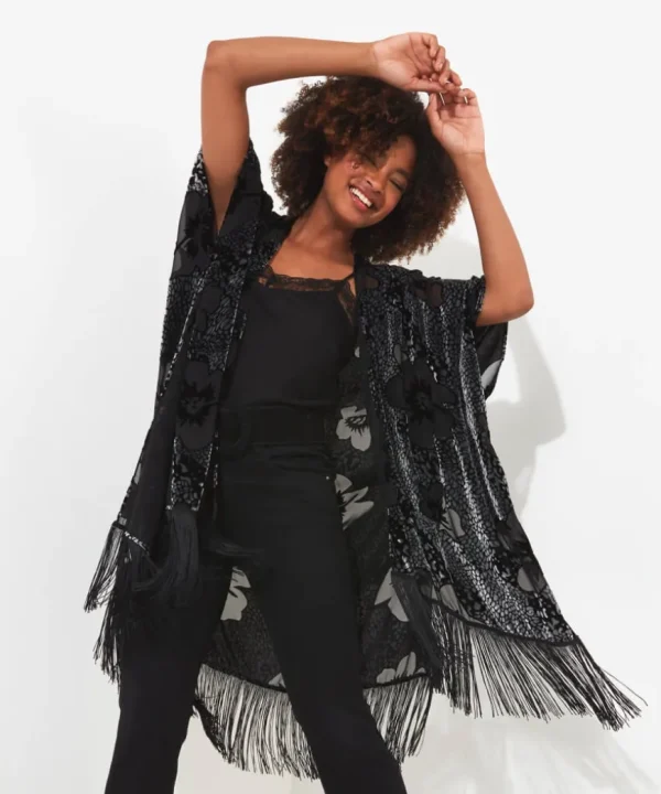 Gifts<Joe Browns Lara Burn Out Tassel Kimono
