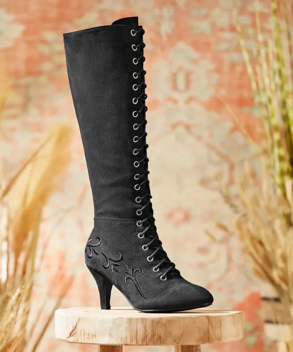 Boots & Shoes<Joe Browns Layla Lace Up Embroidered Boots