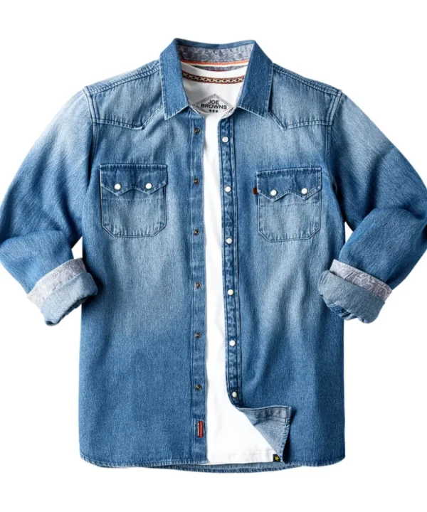 Shirts<Joe Browns Loved And Lived In Denim Shirt