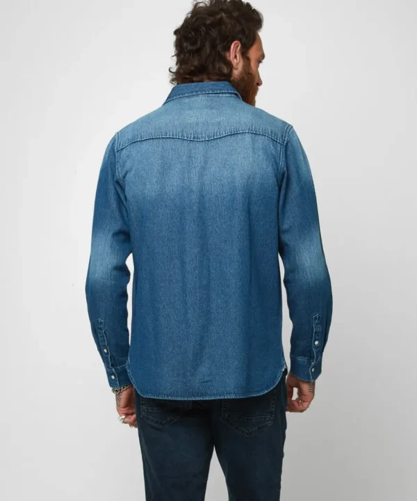 Shirts<Joe Browns Loved And Lived In Denim Shirt