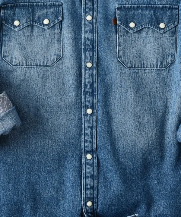 Shirts<Joe Browns Loved And Lived In Denim Shirt