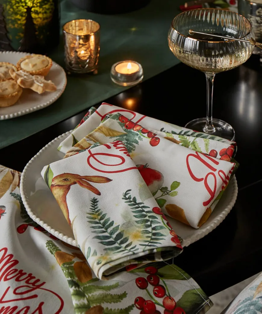 merry_christmas_nature_na_0.webp Christmas Decorations<Joe Browns Merry Christmas Nature Napkins