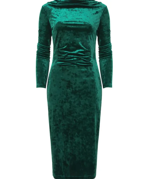 Dresses<Joe Browns Midnight Crushed Velvet Dress