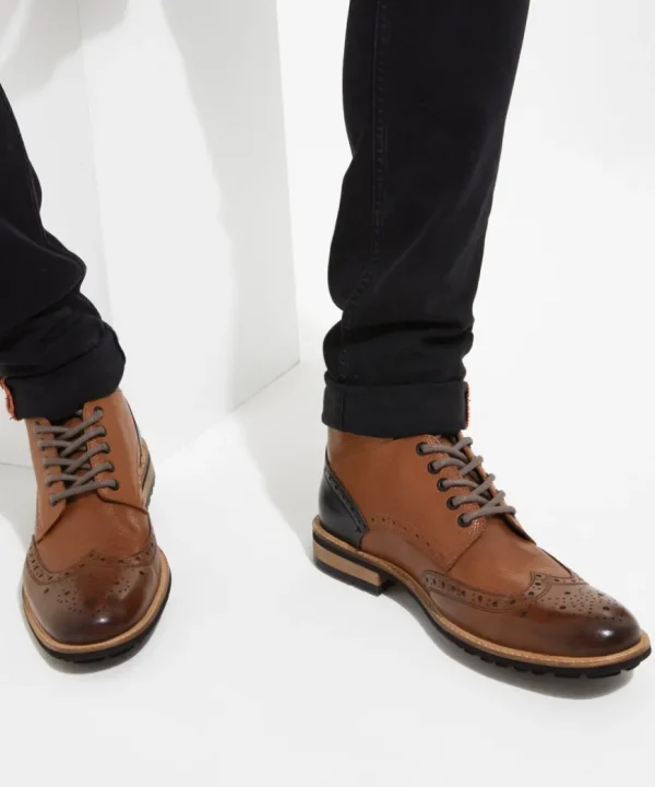 Boots& Shoes & Trainers<Joe Browns Mix Up Premium Leather Boots