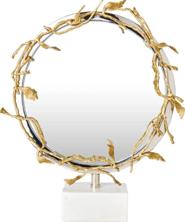Gifts<Joe Browns Nouveau Brass Table Mirror With Stone Base
