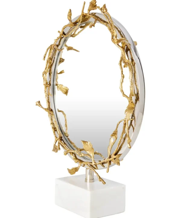 Gifts<Joe Browns Nouveau Brass Table Mirror With Stone Base