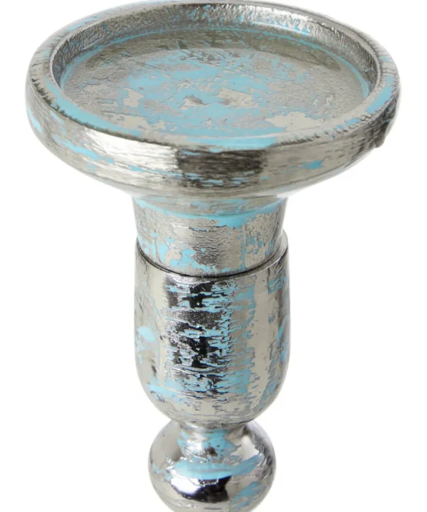 Gifts<Joe Browns Nouveau Distressed Blue Candle Holder